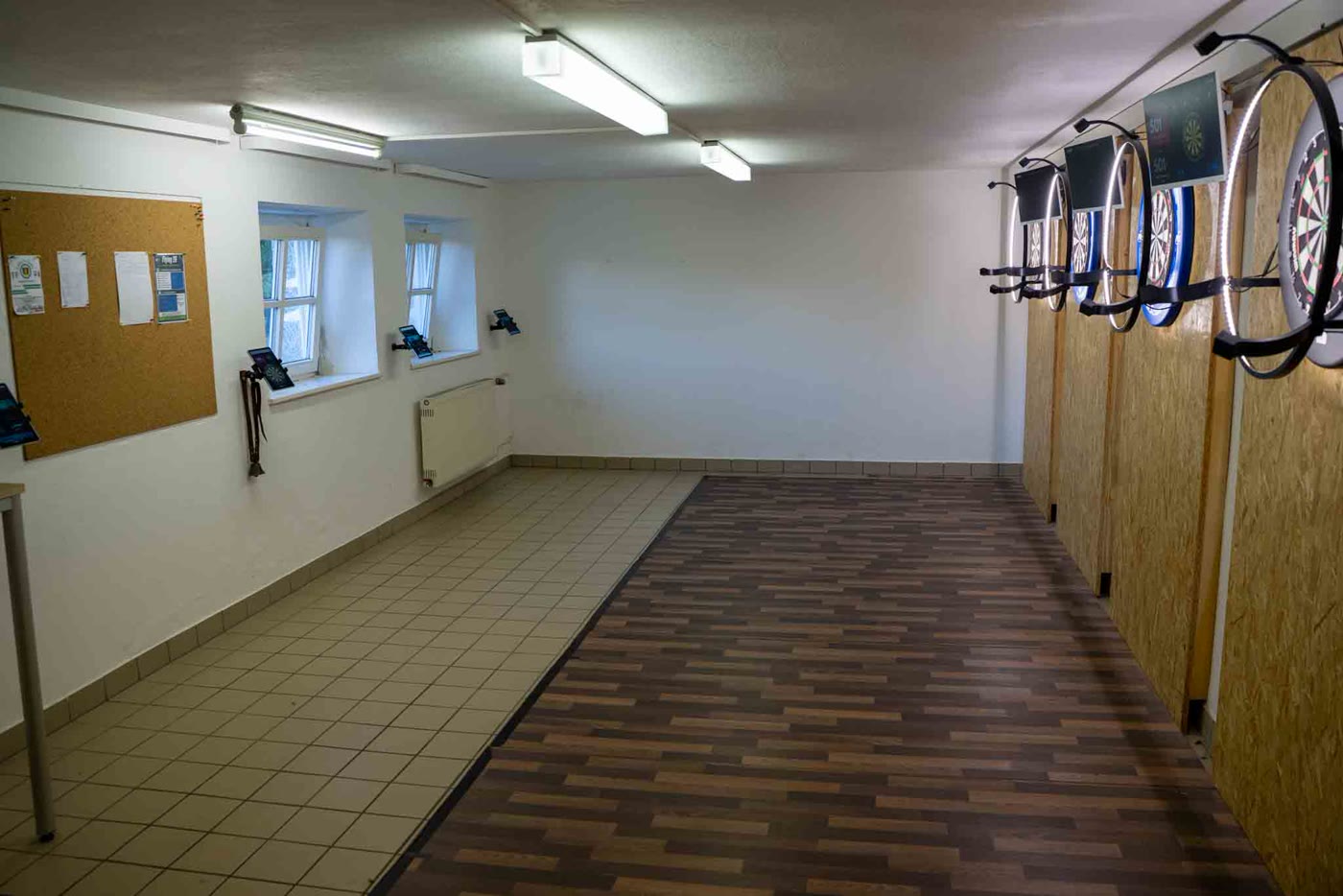 Vier Steeldart-Boards mit Autodarts bei Flying 26 in Philippsreut