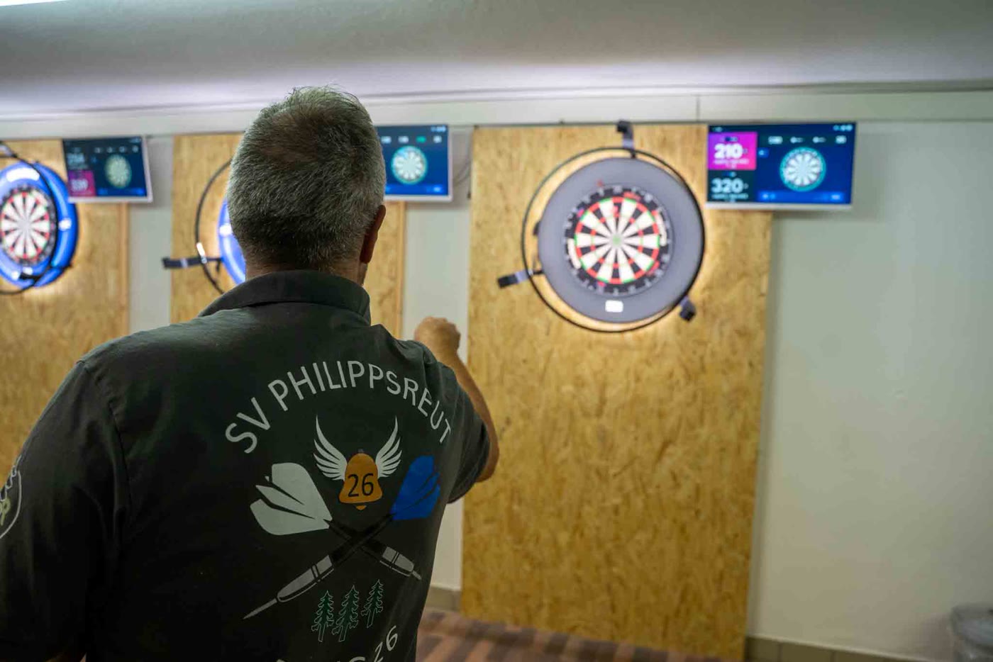 Flying-26-Spieler im Vereinsheim des SV Philippsreut